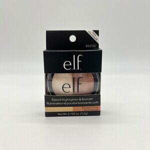 ELF Baked Highlighter‎ Bronzer Duo Bronzed Glow 83372C  DISCONTINUED NOS Make Up